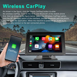 Schermo centrale portatile da 7 pollici, CarPlay wireless, sistema di navigazione per auto, Sunshade Cover, Without Sunshade Cover, Incell Screen