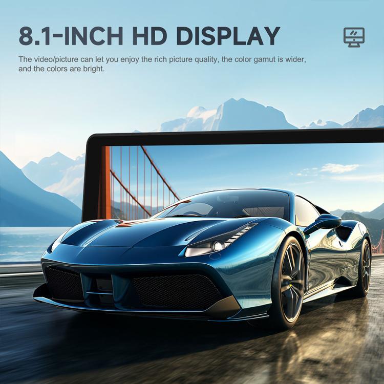 Schermo centrale da 8,1 pollici con risoluzione 2.5K e compatibilità con CarPlay Auto., Standard, Standard+Reversing Camera