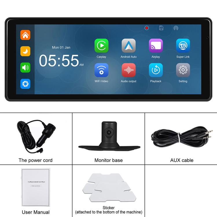 Schermo centrale da 8,1 pollici con risoluzione 2.5K e compatibilità con CarPlay Auto., Standard, Standard+Reversing Camera