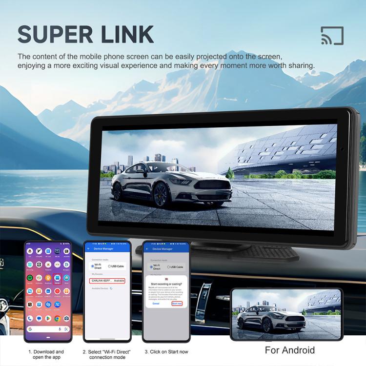 Schermo centrale da 8,1 pollici con risoluzione 2.5K e compatibilità con CarPlay Auto., Standard, Standard+Reversing Camera