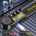 Righello angolare digitale 2 in 1 con display LCD