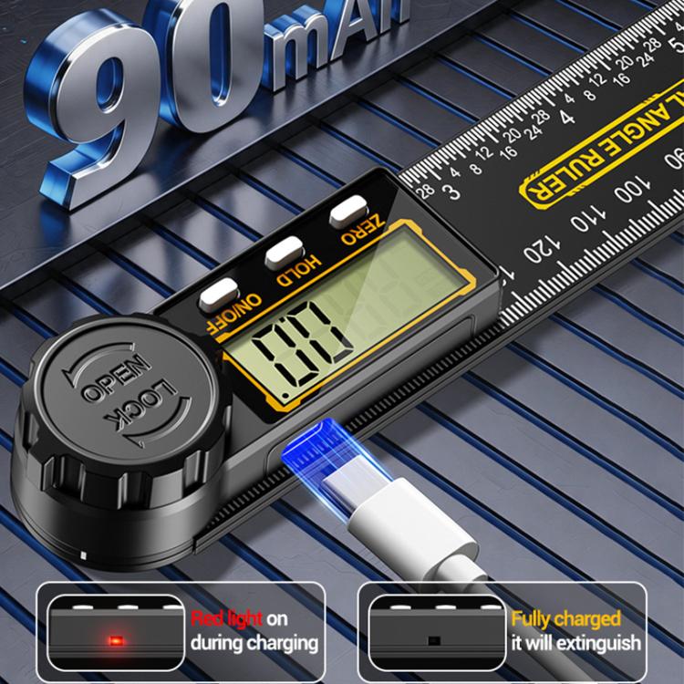 Righello angolare digitale 2 in 1 con display LCD