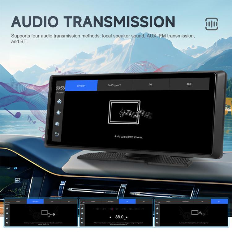 Schermo centrale da 8,1 pollici con risoluzione 2K e compatibilità con CarPlay Auto per navigazione portatile in auto., Standard, Standard+Reversing Camera