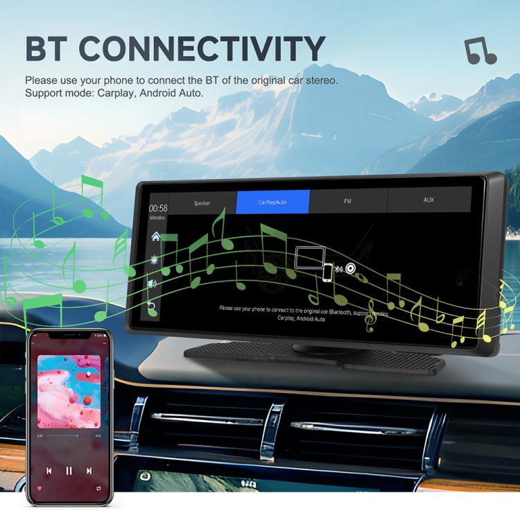 Schermo centrale da 8,1 pollici con risoluzione 2K e compatibilità con CarPlay Auto per navigazione portatile in auto., Standard, Standard+Reversing Camera