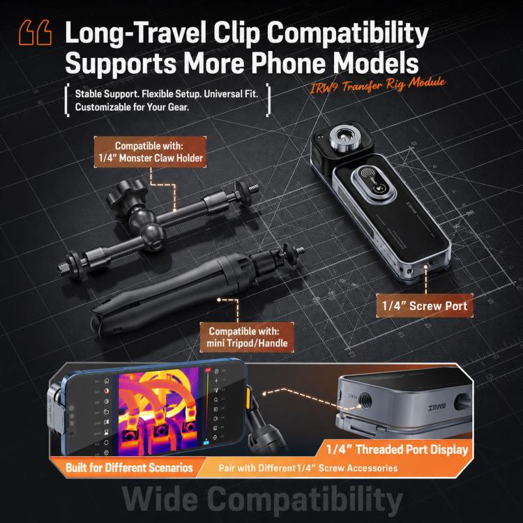 Dispositivo trasmissione video termografica wireless IRW9