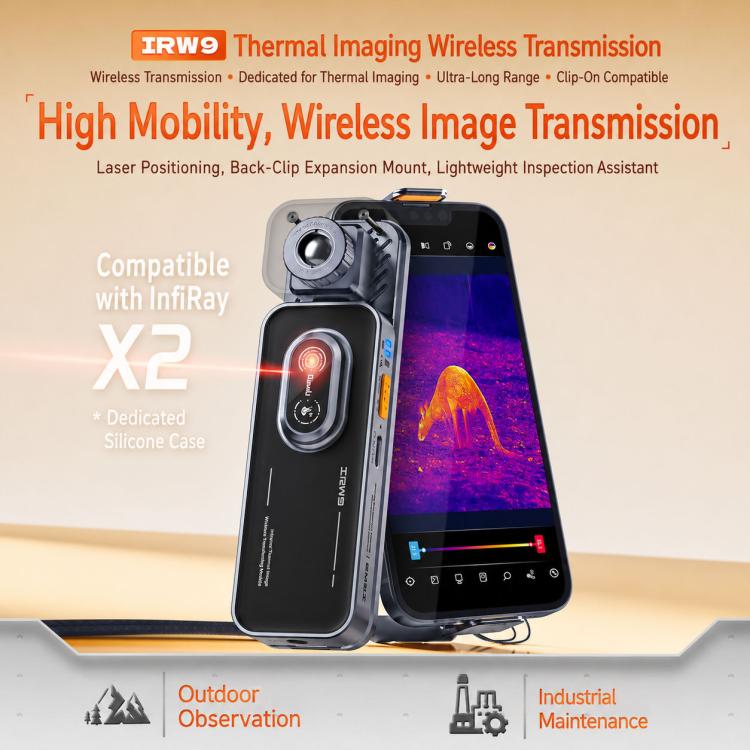 Dispositivo trasmissione video termografica wireless IRW9