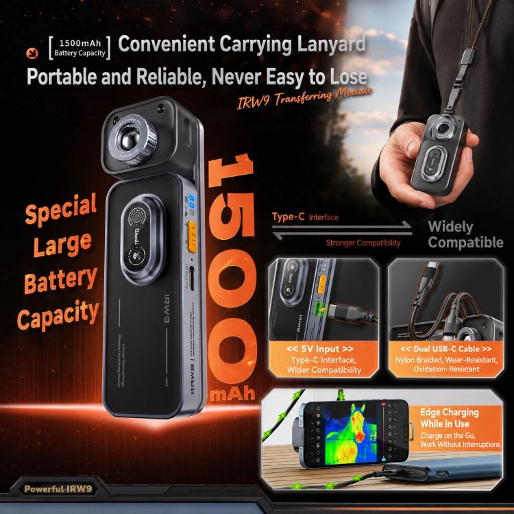 Dispositivo trasmissione video termografica wireless IRW9