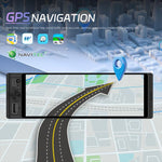 Display universale da 6,28 pollici Single-DIN per console centrale auto con funzioni CarPlay e Android Auto., Standard, with AHD Camera + Microphone