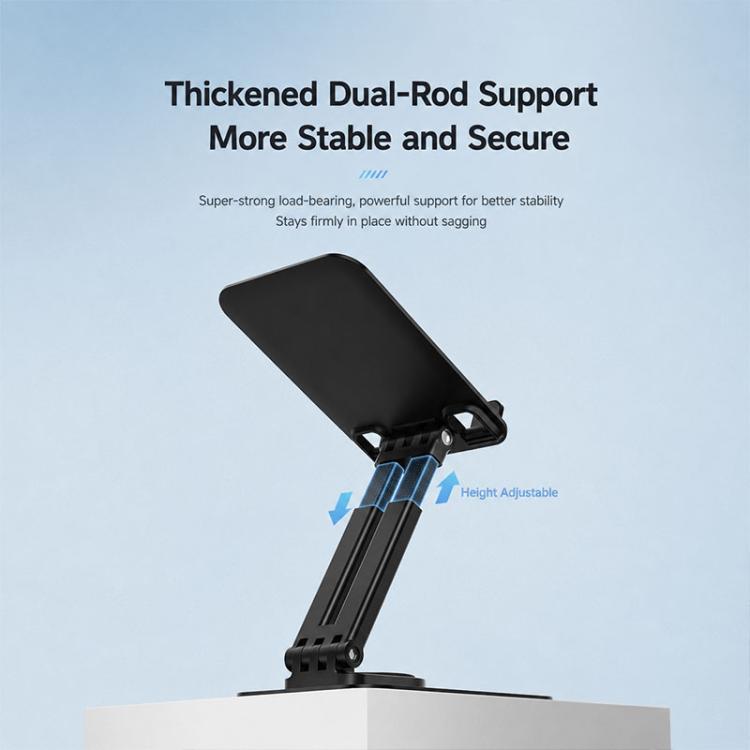 Supporto da tavolo pieghevole ZGA Z02 con rotazione a 360 gradi per telefono e tablet., Z02