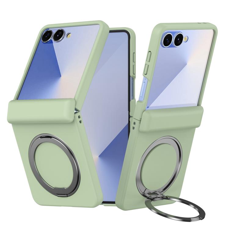 Custodia per telefono con anello magnetico girevole a 360° e cerniera Skin Feel., For Galaxy Z Flip8 5G, For Galaxy Z Flip7 5G