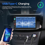 Autoradio universale Dual-DIN da 7 pollici con lettore MP5, display per console centrale, compatibile con CarPlay e Android Auto., Standard, with Reversing Camera + Frame