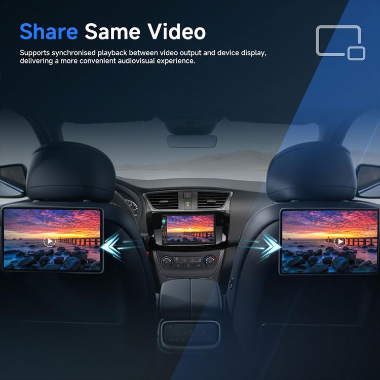 Autoradio universale Dual-DIN da 7 pollici con lettore MP5, display per console centrale, compatibile con CarPlay e Android Auto., Standard, with Reversing Camera + Frame