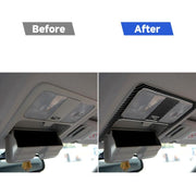 Adesivo decorativo per luce di lettura con tetto rigido in fibra di carbonio per auto per Nissan 350z 2006-2009, Hardtop Reading Light