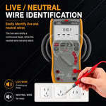 SMART SENSOR AR907B Multimetro digitale ad alta precisione 2 in 1 per test di resistenza di isolamento, AR907B