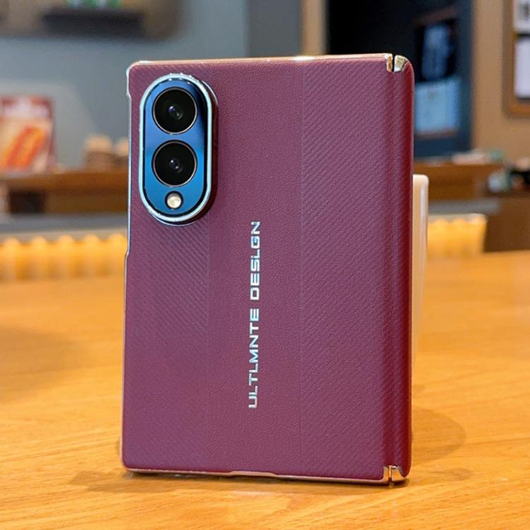 Custodia per telefono con doppia cerniera galvanizzata dal design esclusivo, For Galaxy Z Fold8 5G, For Galaxy Z Fold8 Ultra 5G, For Galaxy Z Fold7 / W26