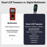 Pinzette digitali SMART SENSOR AR101A, tester LCR, pinzette per test di componenti SMD