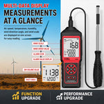 Anemometro termico portatile ad alta precisione SMART SENSOR AM866, AM866