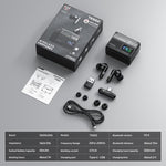 ONIKUMA TX602 Auricolari wireless Bluetooth tri-mode con cancellazione attiva del rumore (ANC+ENC) e riduzione del rumore, TX602