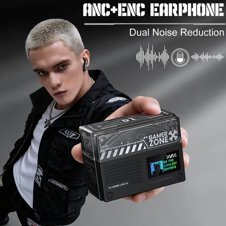 ONIKUMA TX602 Auricolari wireless Bluetooth tri-mode con cancellazione attiva del rumore (ANC+ENC) e riduzione del rumore, TX602