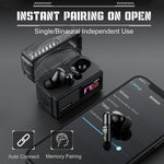 ONIKUMA TX602 Auricolari wireless Bluetooth tri-mode con cancellazione attiva del rumore (ANC+ENC) e riduzione del rumore, TX602