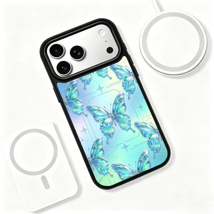 Custodia magnetica in silicone per iPhone 17 Pro con stampa colorata