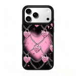 Custodia magnetica in silicone per iPhone 17 Pro con stampa colorata