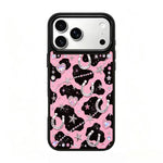 Custodia magnetica in silicone per iPhone 17 Pro con stampa colorata