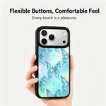Custodia magnetica in silicone per iPhone 17 Pro Max con stampa colorata