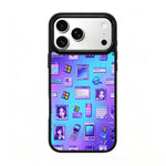 Custodia magnetica in silicone per iPhone 17 Pro Max con stampa colorata