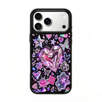Custodia magnetica in silicone per iPhone 17 Pro Max con stampa colorata