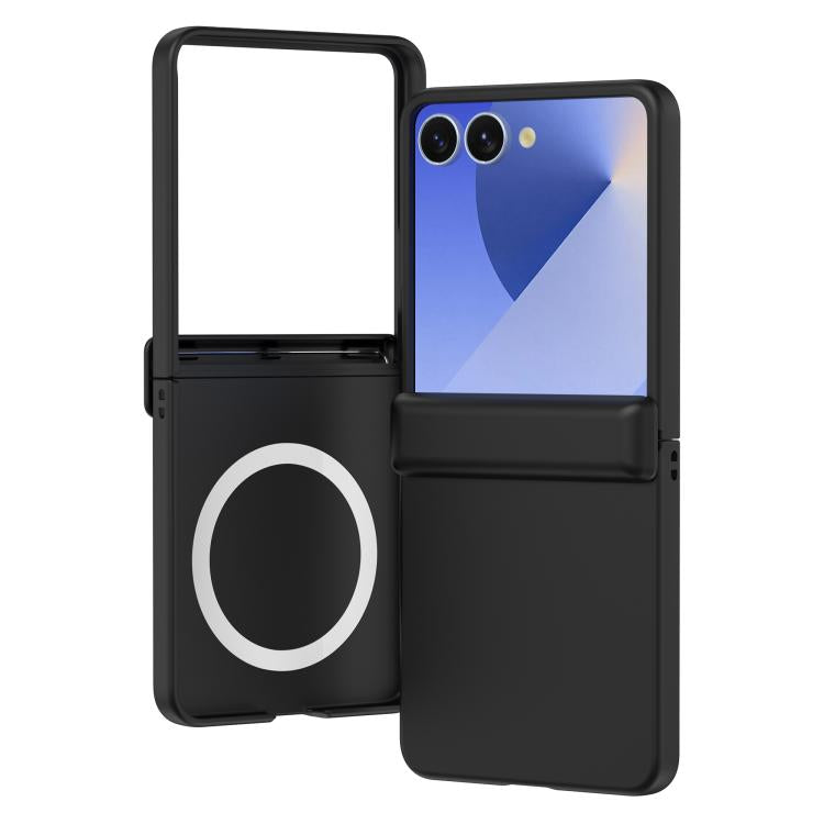 Custodia per telefono con cerniera e anello magnetico Skin Feel., For Galaxy Z Flip8 5G, For Galaxy Z Flip7 5G