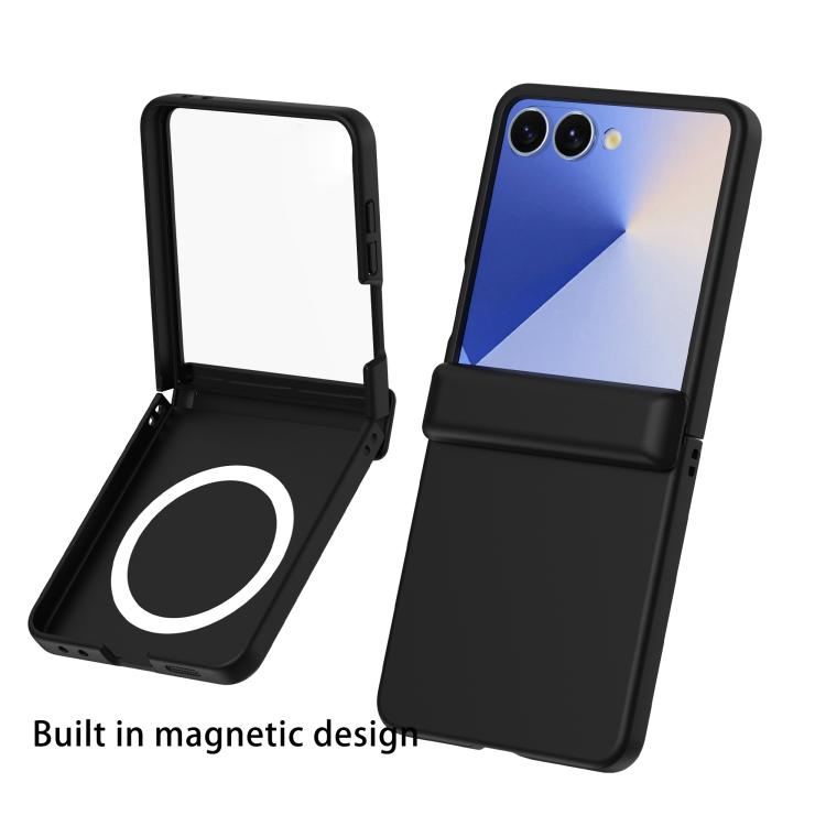 Custodia per telefono con cerniera e anello magnetico Skin Feel., For Galaxy Z Flip8 5G, For Galaxy Z Flip7 5G