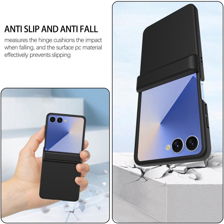 Custodia per telefono con cerniera e anello magnetico Skin Feel., For Galaxy Z Flip8 5G, For Galaxy Z Flip7 5G