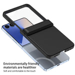 Custodia per telefono con cerniera e anello magnetico Skin Feel., For Galaxy Z Flip8 5G, For Galaxy Z Flip7 5G