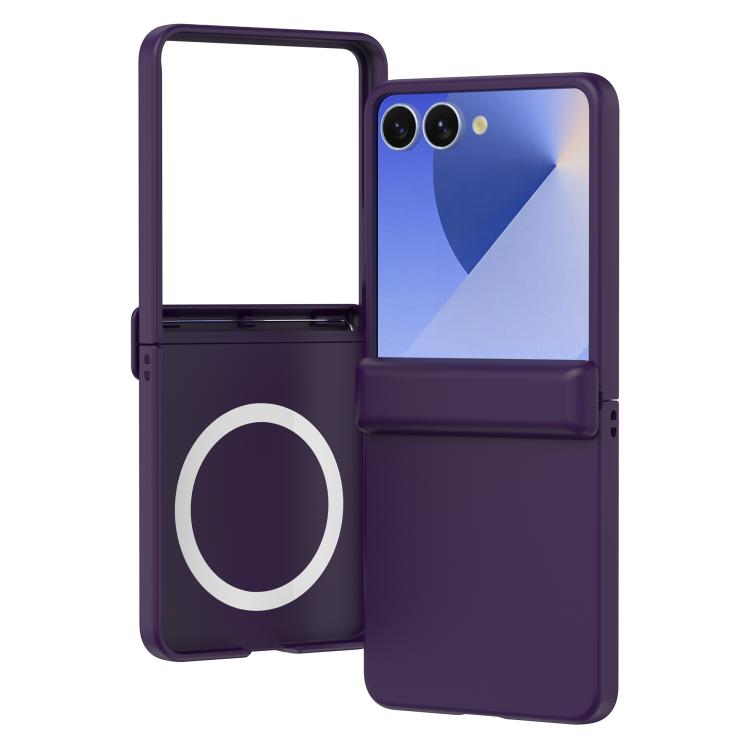 Custodia per telefono con cerniera e anello magnetico Skin Feel., For Galaxy Z Flip8 5G, For Galaxy Z Flip7 5G