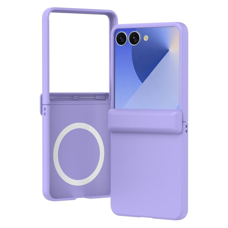 Custodia per telefono con cerniera e anello magnetico Skin Feel., For Galaxy Z Flip8 5G, For Galaxy Z Flip7 5G