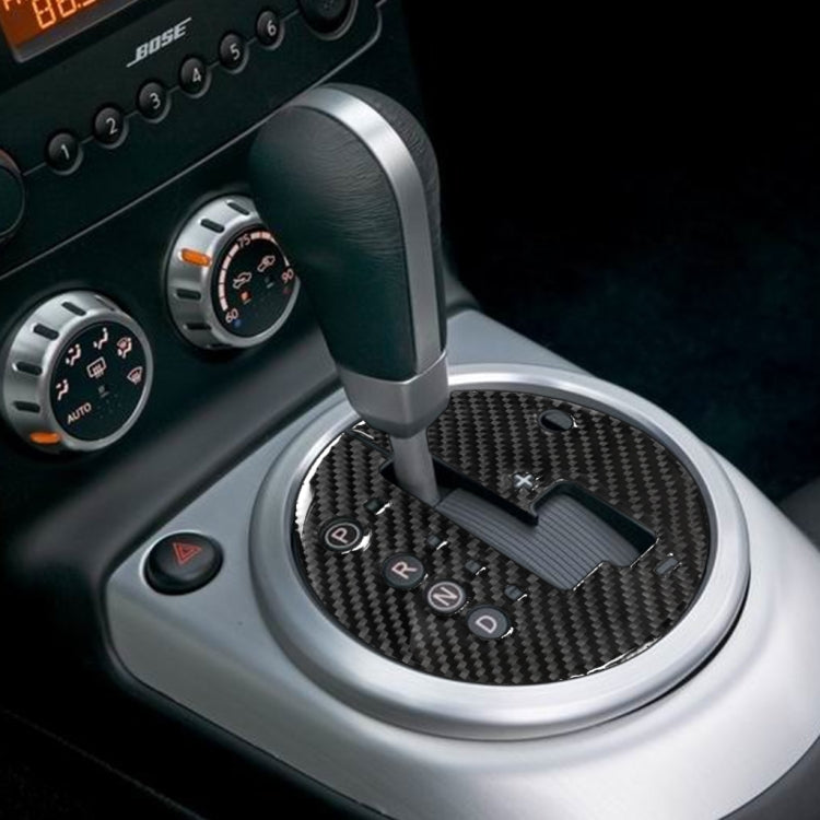 Adesivo decorativo per pannello di trasmissione automatica con cambio automatico in fibra di carbonio per Nissan 350z 2006-2009, guida a destra, Gear Automatic Transmission Panel, Right Drive