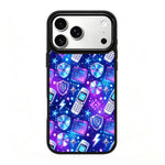 Custodia magnetica in silicone con stampa colorata per iPhone 17 Pro Max