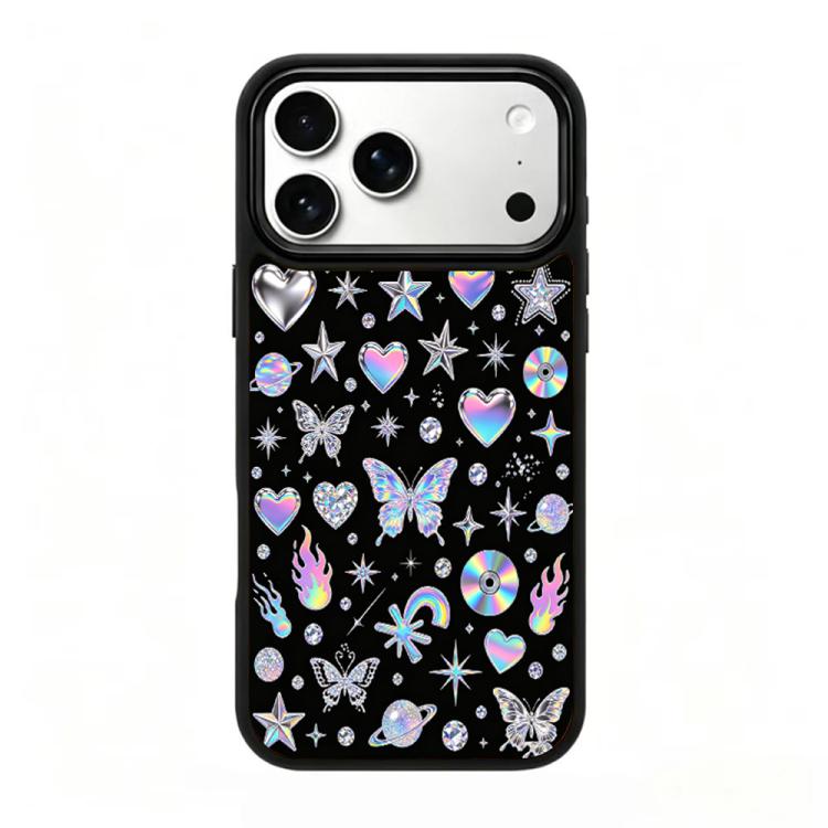 Custodia magnetica in silicone con stampa colorata per iPhone 17 Pro Max