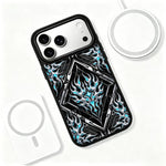 Custodia magnetica in silicone con stampa colorata per iPhone 17 Pro Max