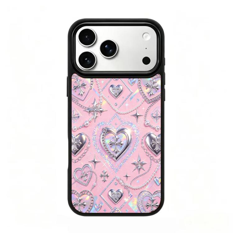 Custodia magnetica in silicone con stampa colorata per iPhone 17 Pro Max