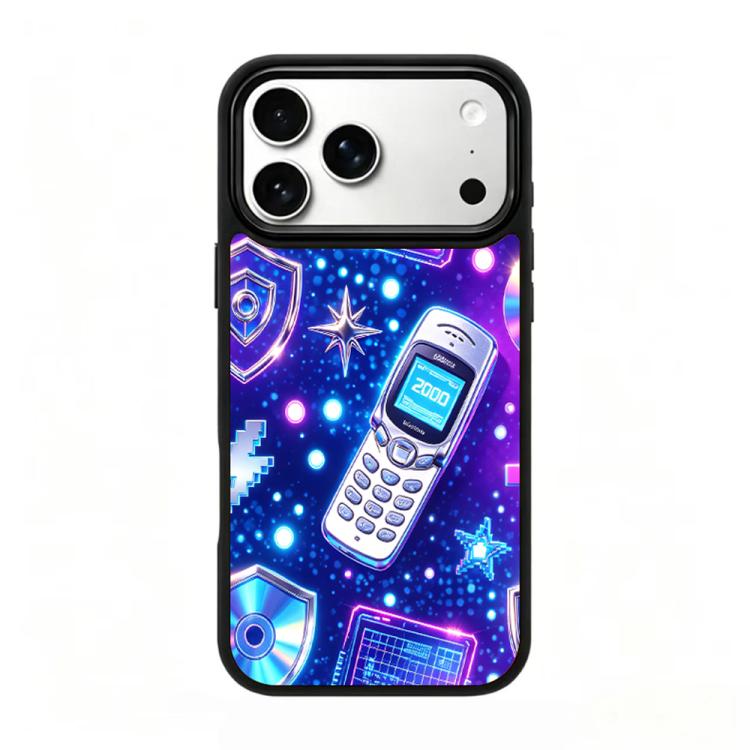 Custodia magnetica in silicone con stampa colorata per iPhone 17 Pro Max
