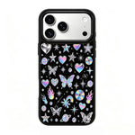 Custodia magnetica in silicone con stampa colorata per iPhone 17 Pro Max