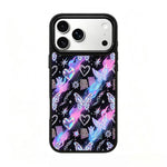 Custodia magnetica in silicone con stampa colorata per iPhone 17 Pro Max
