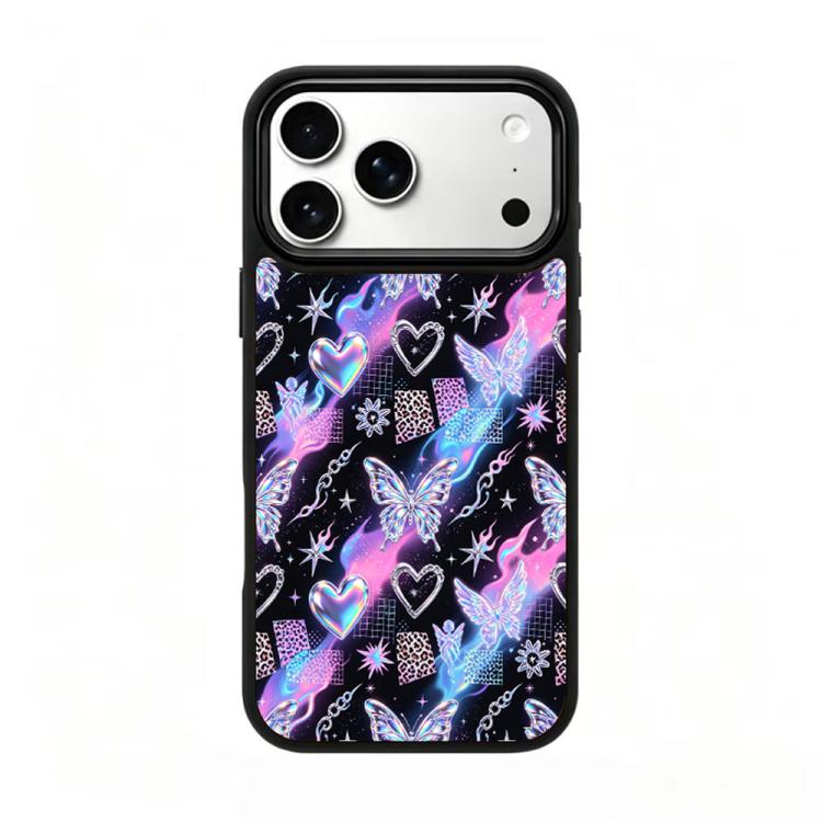 Custodia magnetica in silicone con stampa colorata per iPhone 17 Pro Max