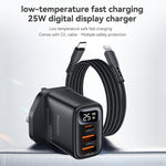 Caricabatterie Yesido YC163L da 25 W con connettore USB-C a 8 pin
