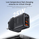 Caricabatterie Yesido YC163L da 25 W con connettore USB-C a 8 pin