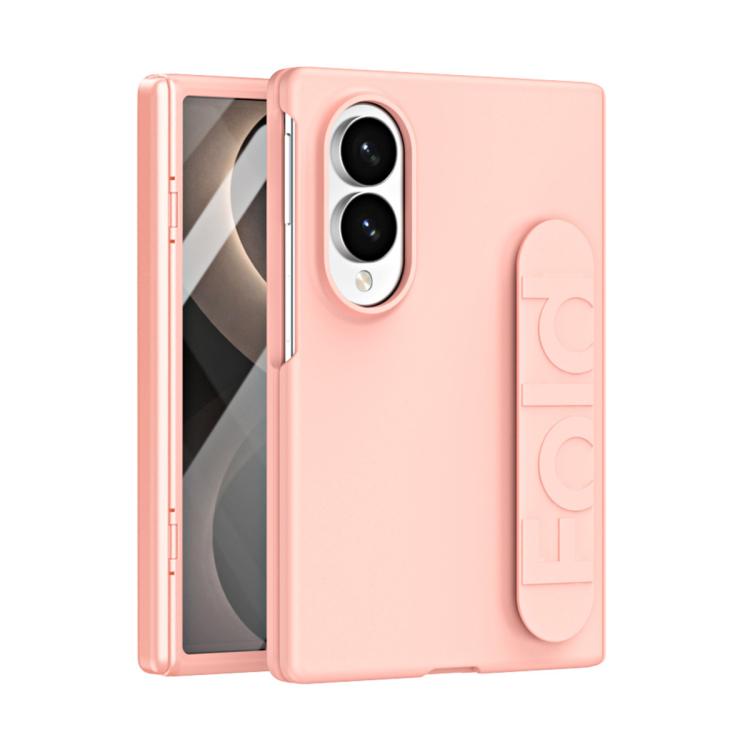 Custodia per telefono con cinturino elastico e cerniera a cerniera, piacevole al tatto, con pellicola integrata., For Galaxy Z Fold8 5G