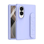 Custodia per telefono con cinturino elastico e cerniera a cerniera, piacevole al tatto, con pellicola integrata., For Galaxy Z Fold8 5G