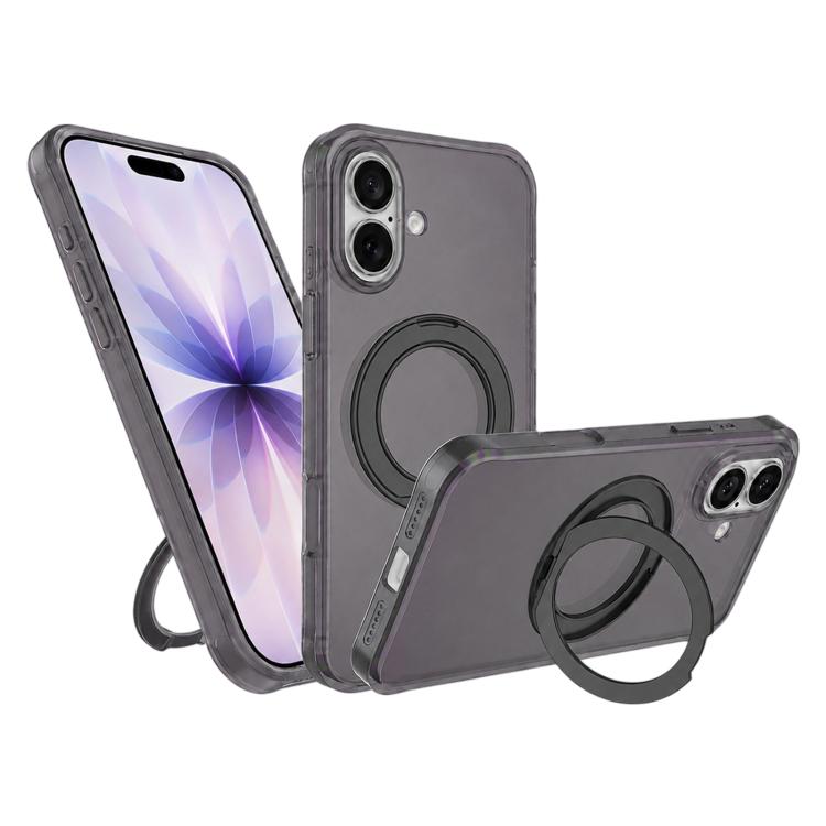Custodia per telefono con anello magnetico a specchio Iris per iPhone 17 e 16